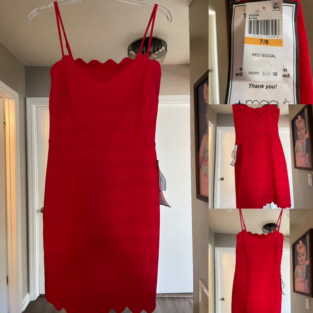 Red B. Darlin Mini Dress